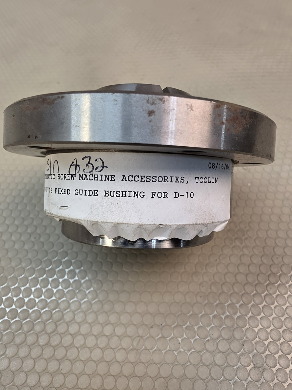 Citizen Lathe F10-U11Z Fixed Guide Bushing for D-10 Screw Machine A32 Swiss CNC