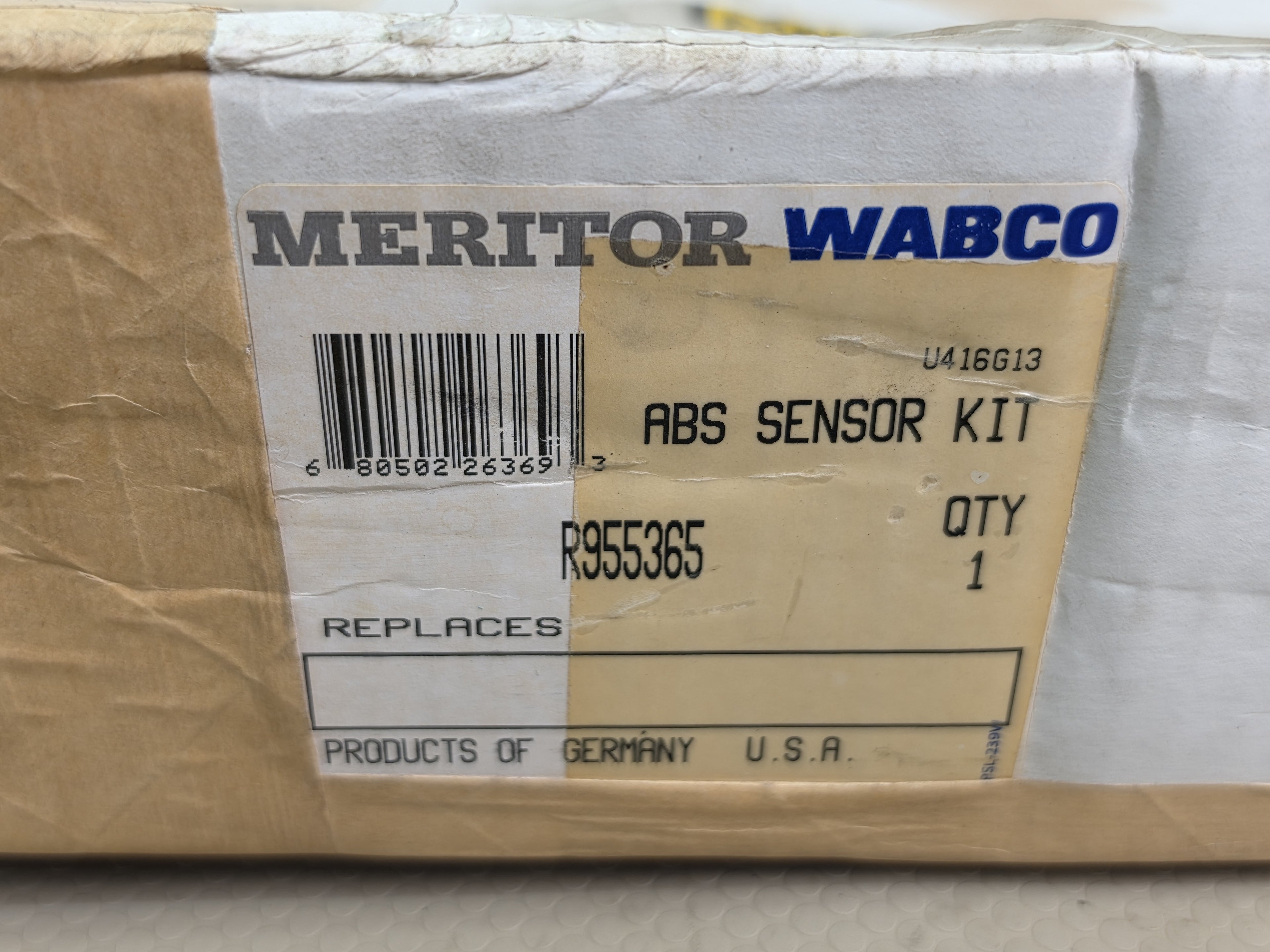 Meritor GENUINE OEM Wabco R955365 ABS Sensor Kit Truck Bus Heavy Duty