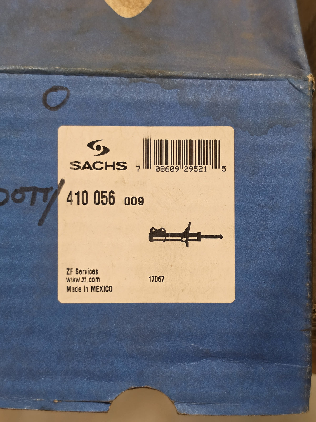 Sachs 410 056 009 Automotive Shock Absorber Strut Assembly New