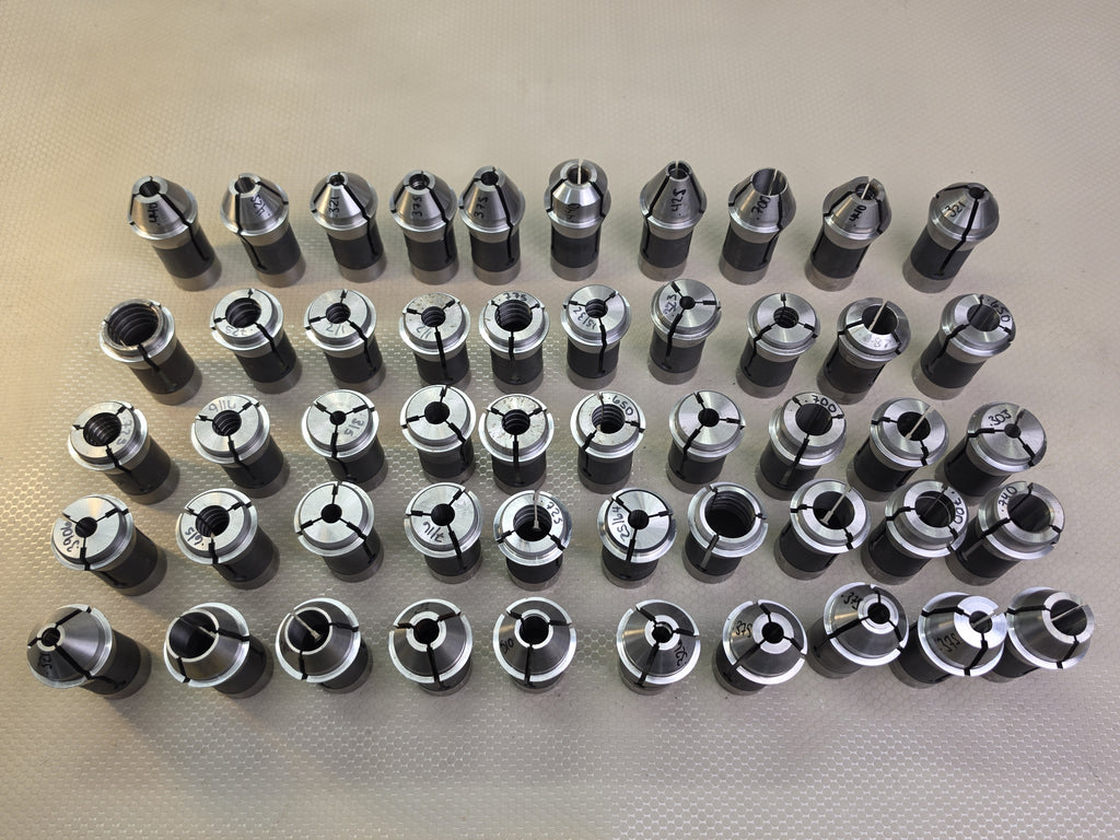 Lot of 50 S&M 0161 & 0161EN TF-Series Swiss Lathe Collets USA