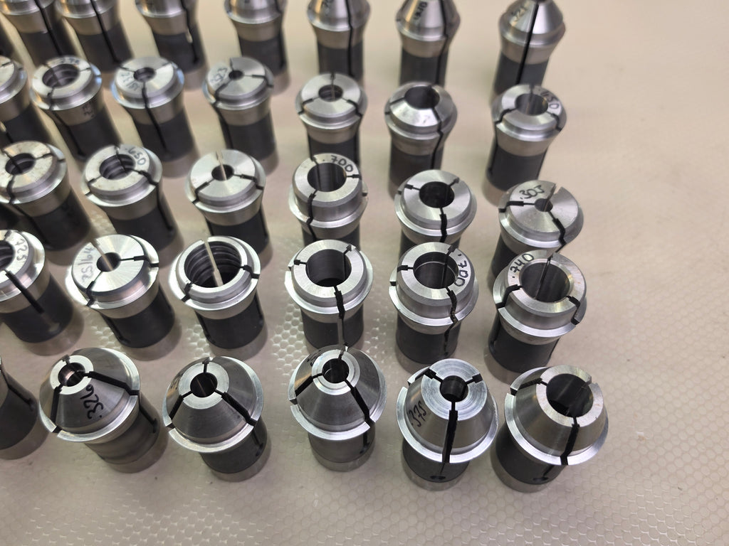 Lot of 50 S&M 0161 & 0161EN TF-Series Swiss Lathe Collets USA