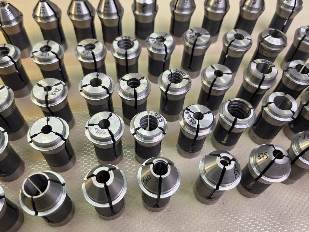 Lot of 50 S&M 0161 & 0161EN TF-Series Swiss Lathe Collets USA