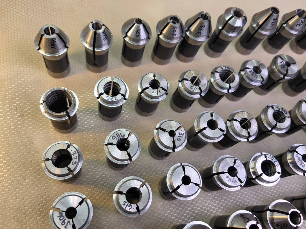 Lot of 50 S&M 0161 & 0161EN TF-Series Swiss Lathe Collets USA