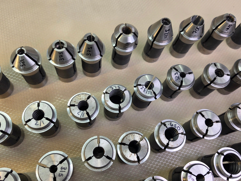Lot of 50 S&M 0161 & 0161EN TF-Series Swiss Lathe Collets USA