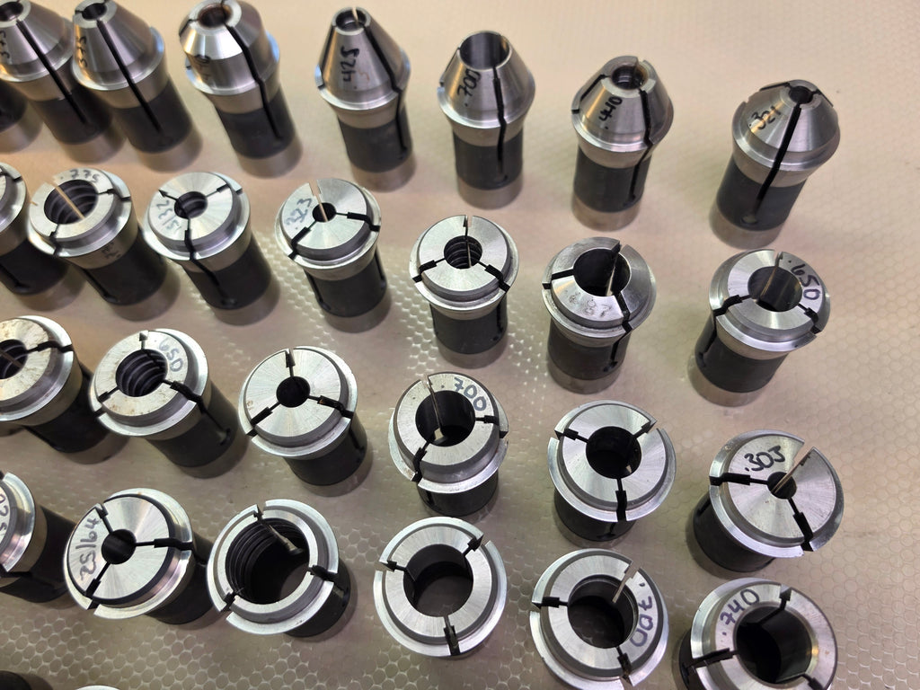 Lot of 50 S&M 0161 & 0161EN TF-Series Swiss Lathe Collets USA
