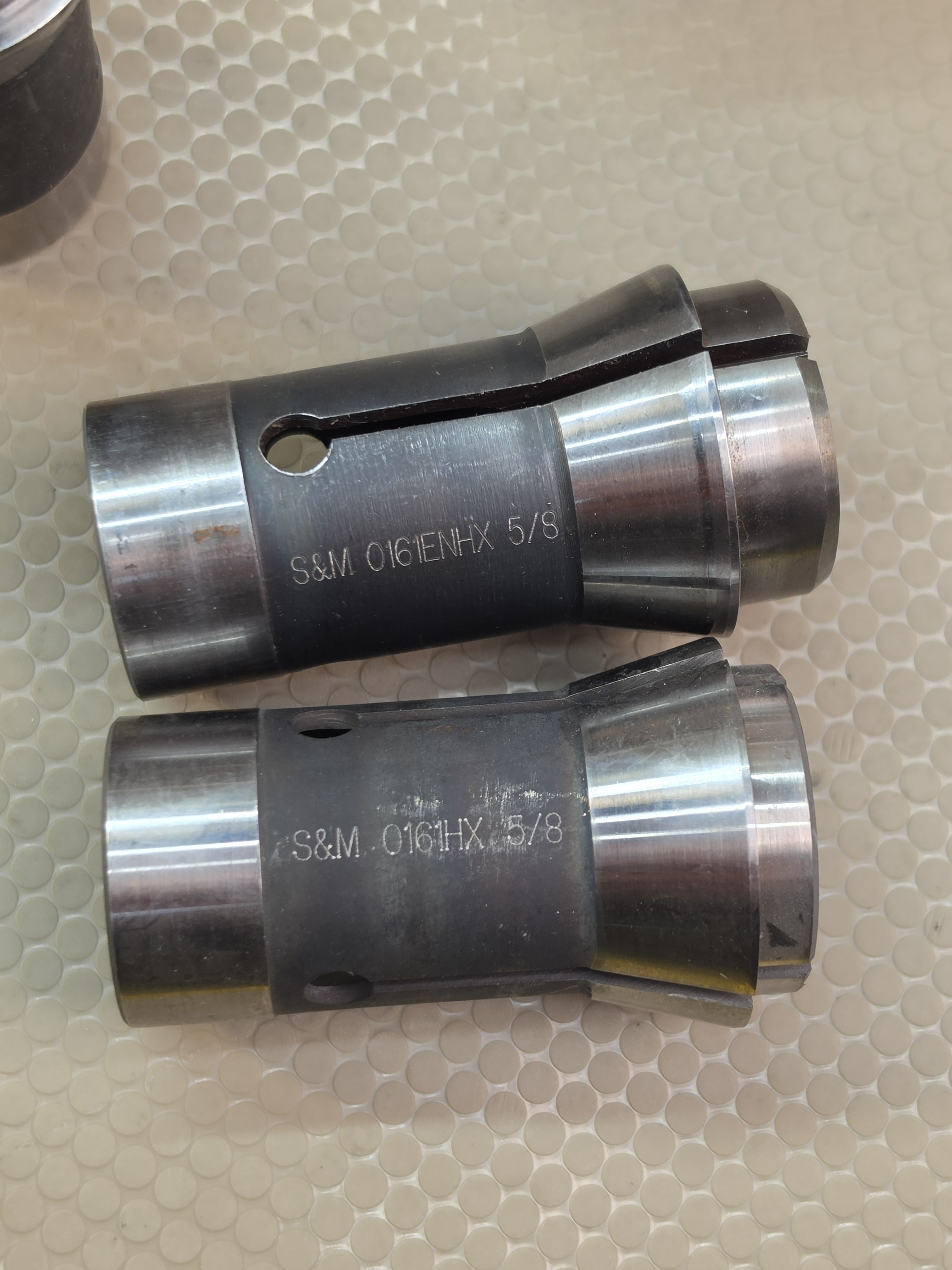 Southwick & Meister S&M 0161ENHX 0161 HX Hex Collets 5/8" Bore Lot of 17 Used