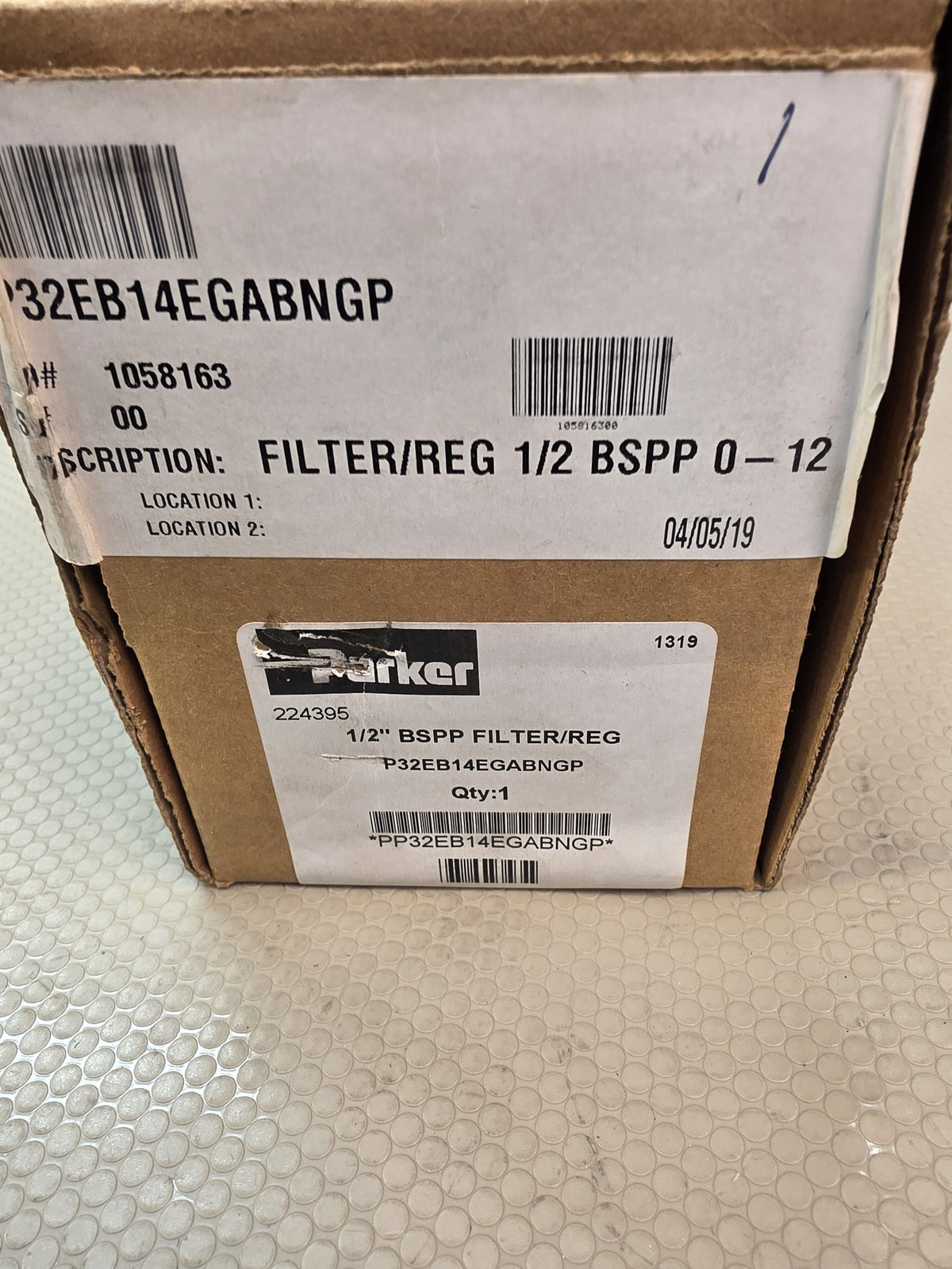 Parker P32EB14EGABNGP 1/2 BSPP P32 Air Filter Regulator 0-8 Bar - NEW