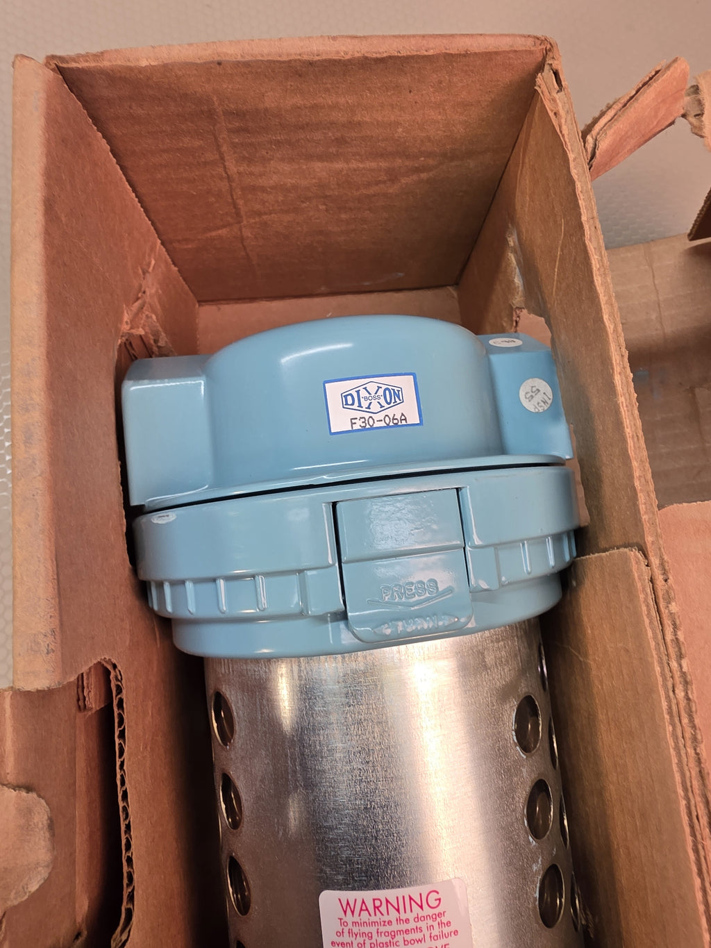 Dixon F30-06A Series A Main Air Line Filter 3/4 NPT Auto Drain 150 PSI - NEW