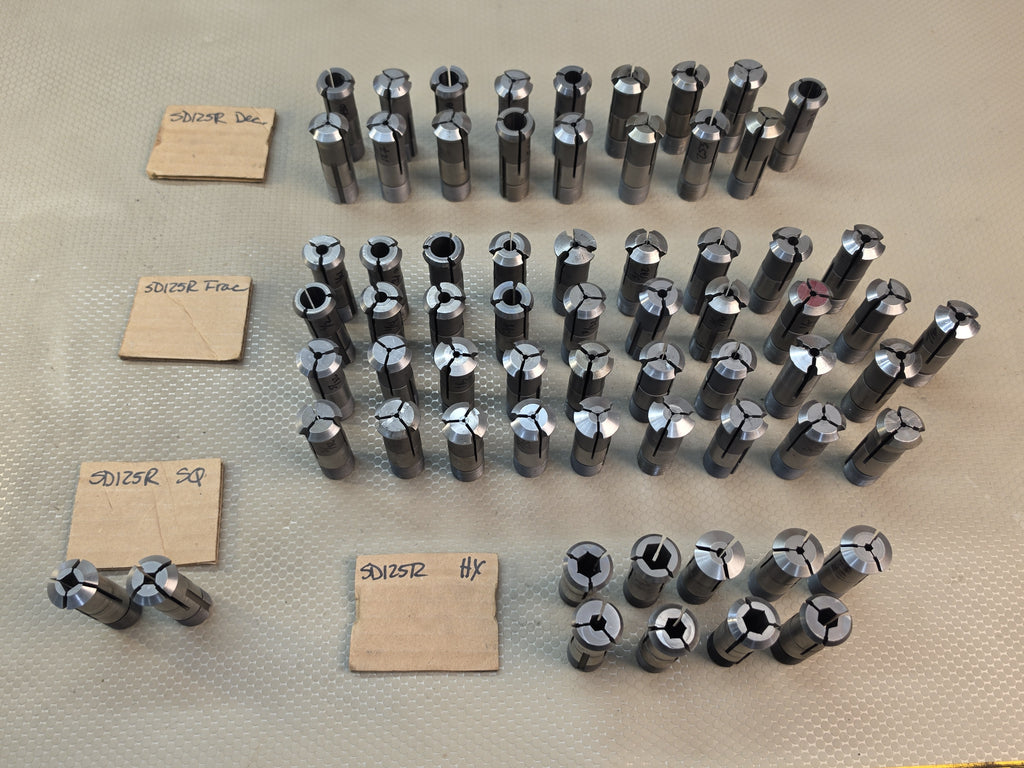 Southwick & Meister S&M SD125R Collet 69 PC Set Decimal Fractional Square Hex Machinis