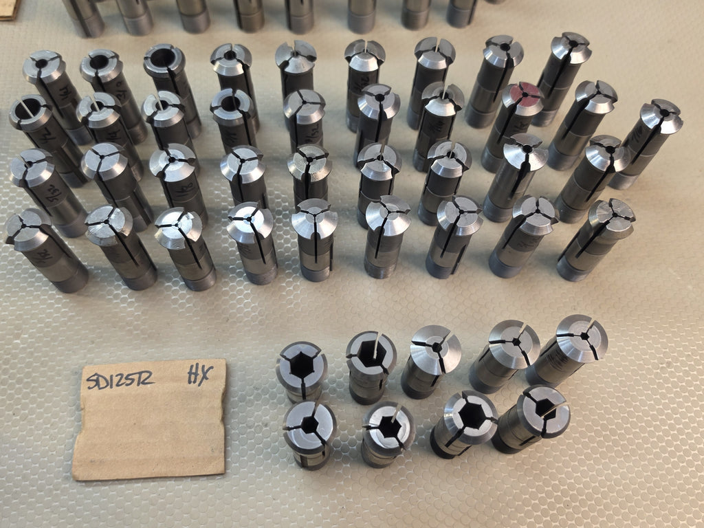 Southwick & Meister S&M SD125R Collet 69 PC Set Decimal Fractional Square Hex Machinis
