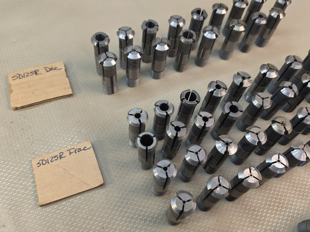 Southwick & Meister S&M SD125R Collet 69 PC Set Decimal Fractional Square Hex Machinis
