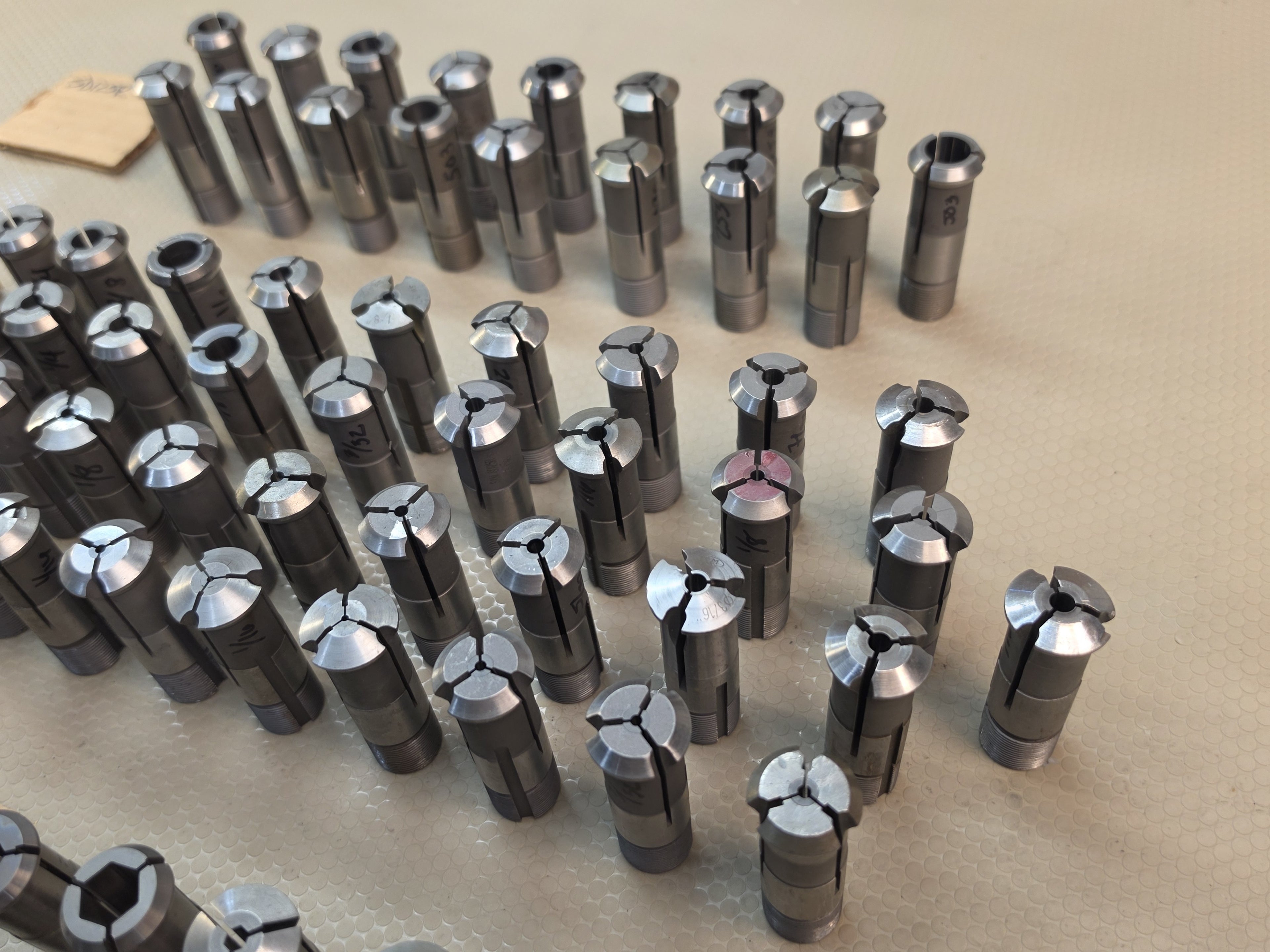 Southwick & Meister S&M SD125R Collet 69 PC Set Decimal Fractional Square Hex Machinis
