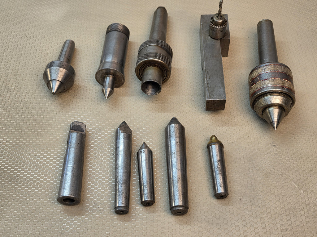 Machinist Lathe Tooling Centers Jacobs Chuck LC-3B Live Center Morse Taper Lot 9