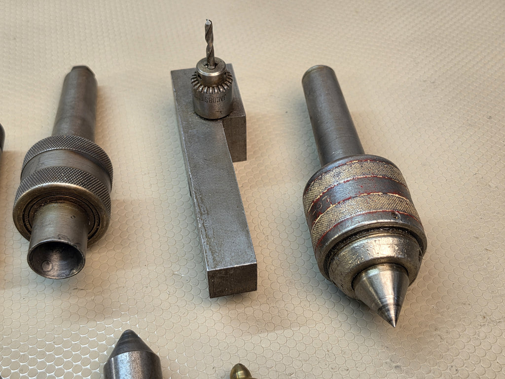 Machinist Lathe Tooling Centers Jacobs Chuck LC-3B Live Center Morse Taper Lot 9