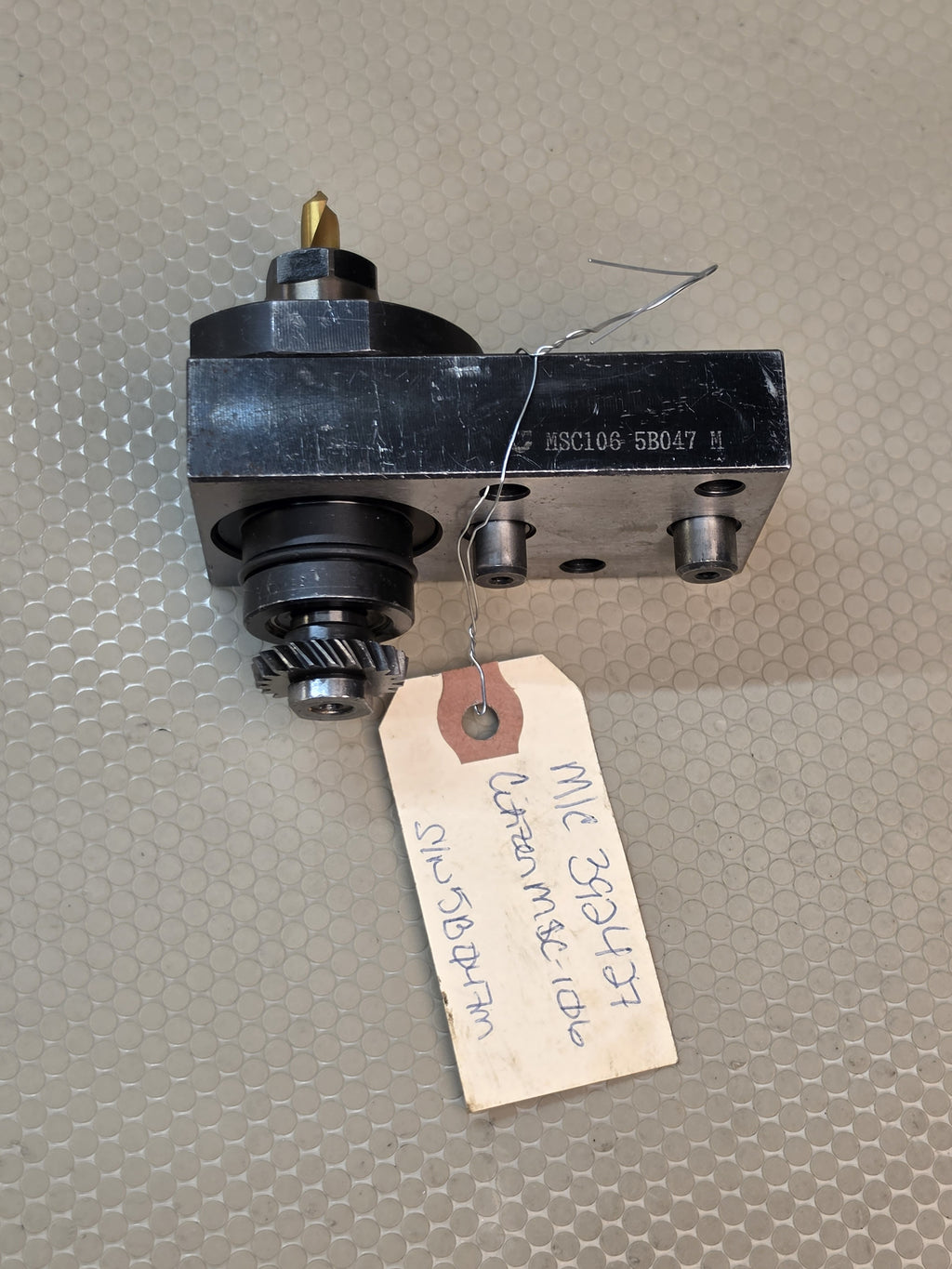 Citizen MSC106 Live Tool Holder Cross Milling Head CNC Swiss Lathe ER11A Collet