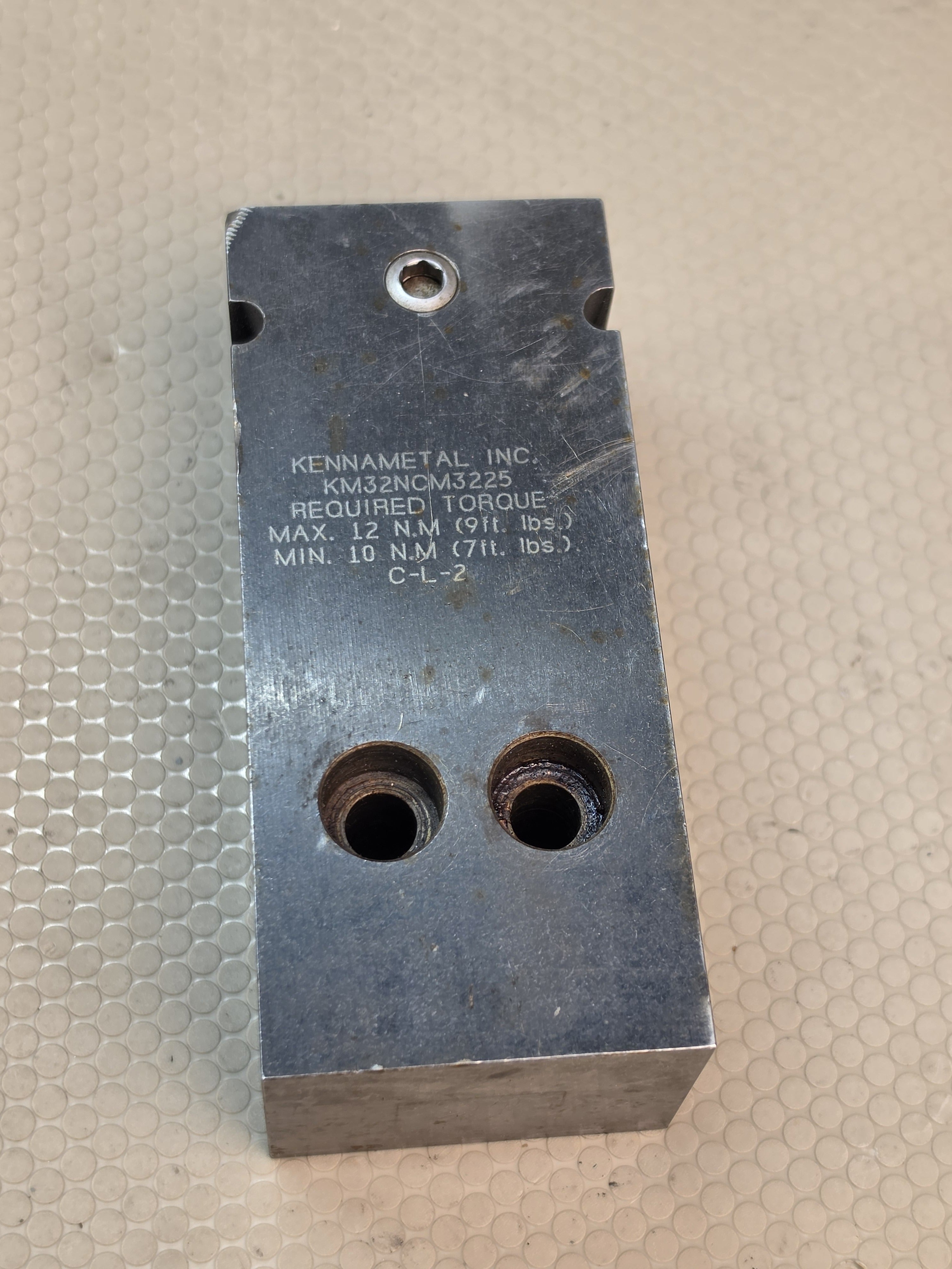Kennametal KM32NCM3225 KM32 Modular Lathe Shank: Neutral Square