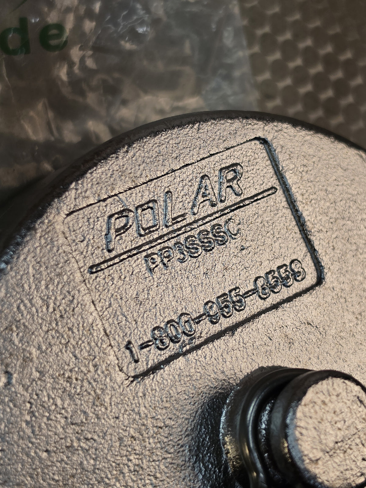 Polar PP3SSSC Stainless Steel 3" Tanker Trailer Hose Dust Cap Cover Pelican