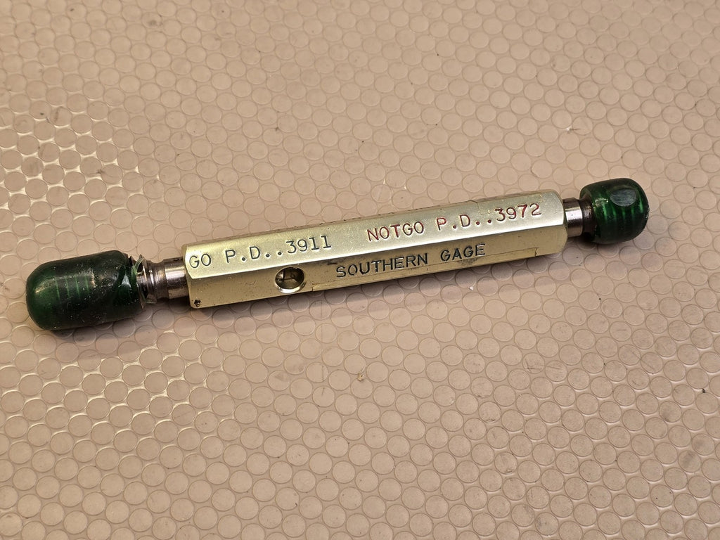 Southern Gage 7/16-14 UNC-2B Thread Plug Gage GO/NOGO .3911/.3972