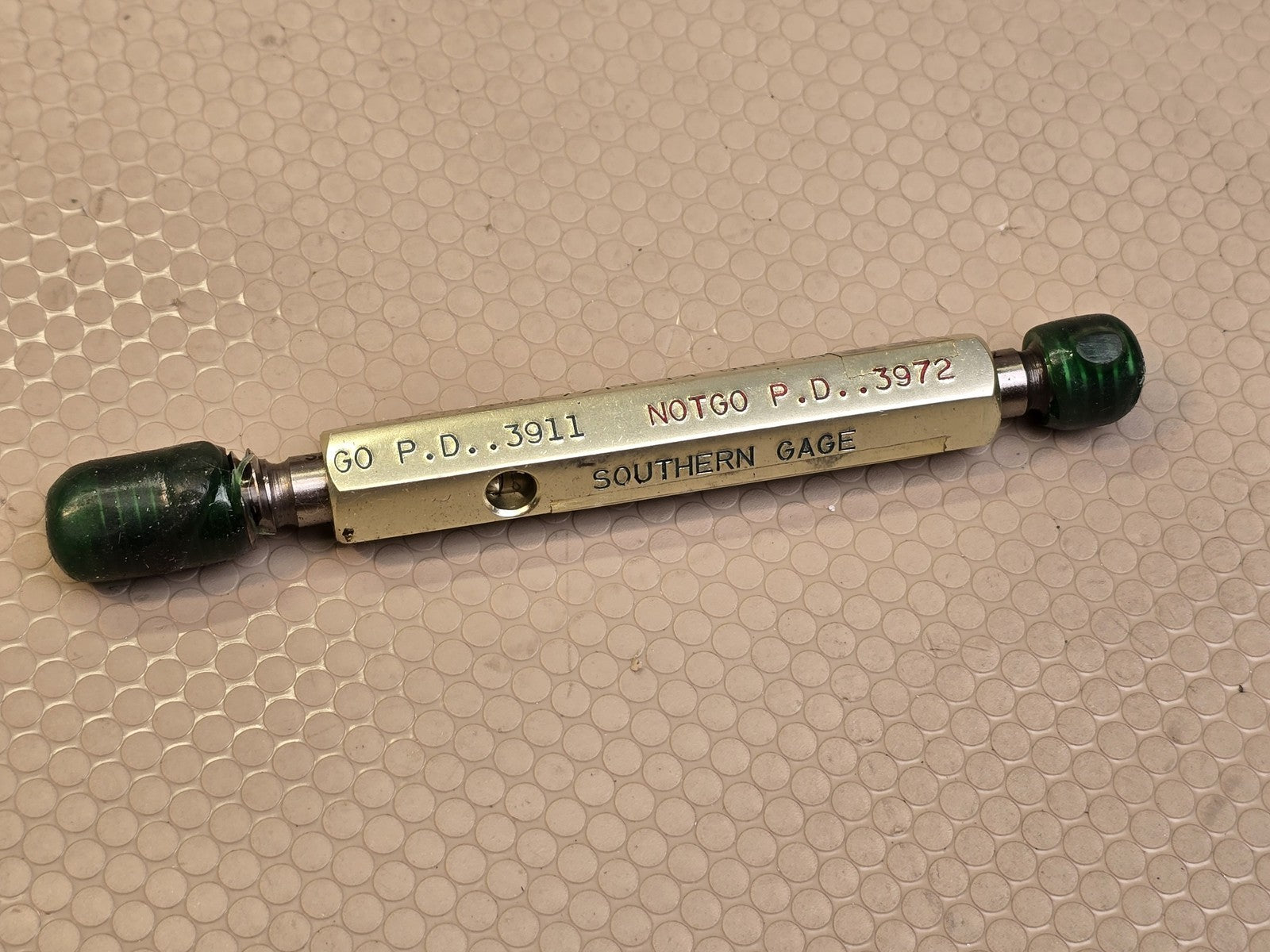 Southern Gage 7/16-14 UNC-2B Thread Plug Gage GO/NOGO .3911/.3972