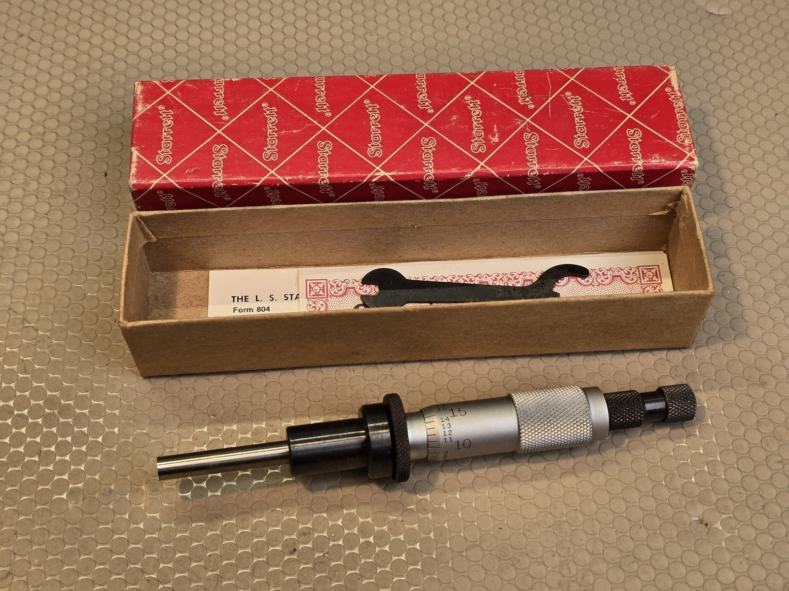 Starrett 262RL Micrometer Head 0-1" .001" Ratchet Stop Lock Nut EDP 55946 NEW