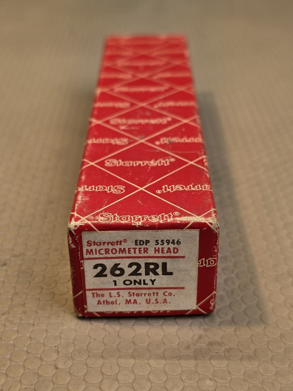 Starrett 262RL Micrometer Head 0-1" .001" Ratchet Stop Lock Nut EDP 55946 NEW