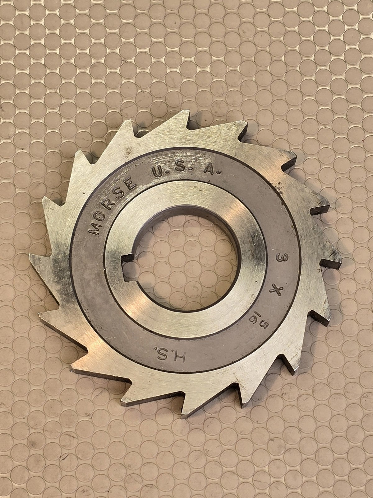 Morse 3" x 5/16" Staggered Tooth Side Milling Cutter H.S. Steel USA Made