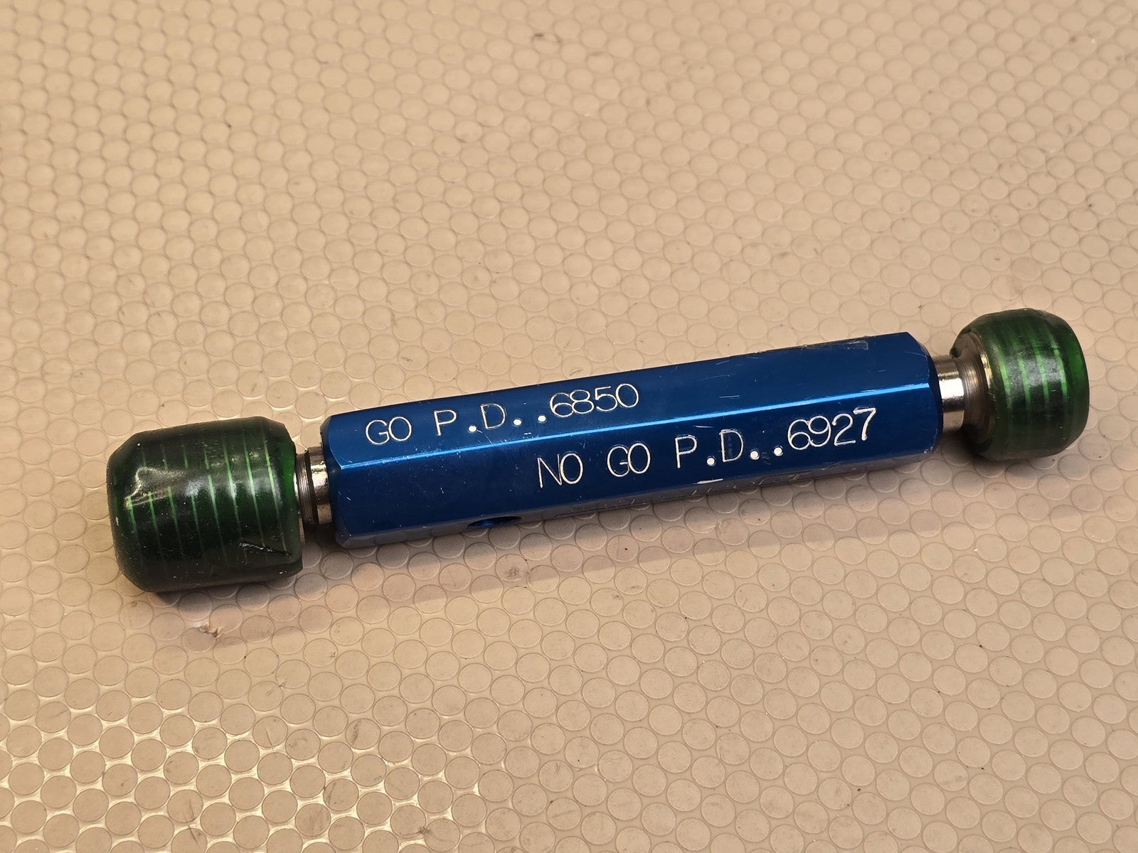 3/4-10 UNC-2B Go No-Go Thread Plug Gage PD .6850/.6927 Gauge