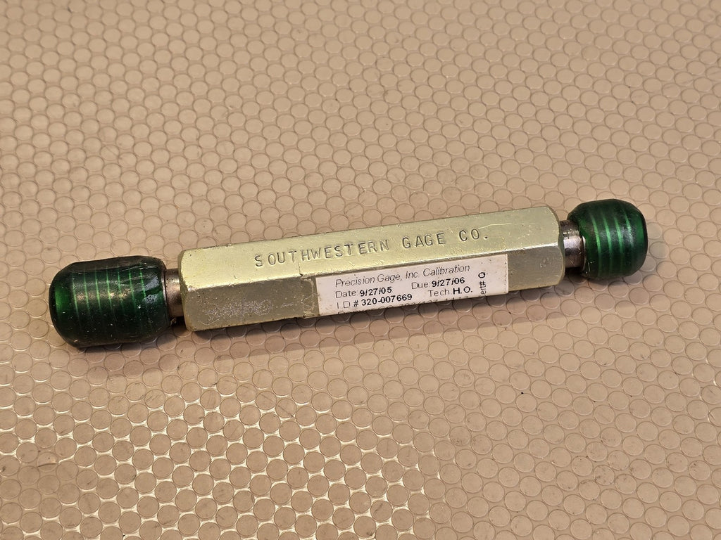Southwestern Gage 5/8-11UNC-2B Thread Plug Gage GO .5660 NO GO .5732
