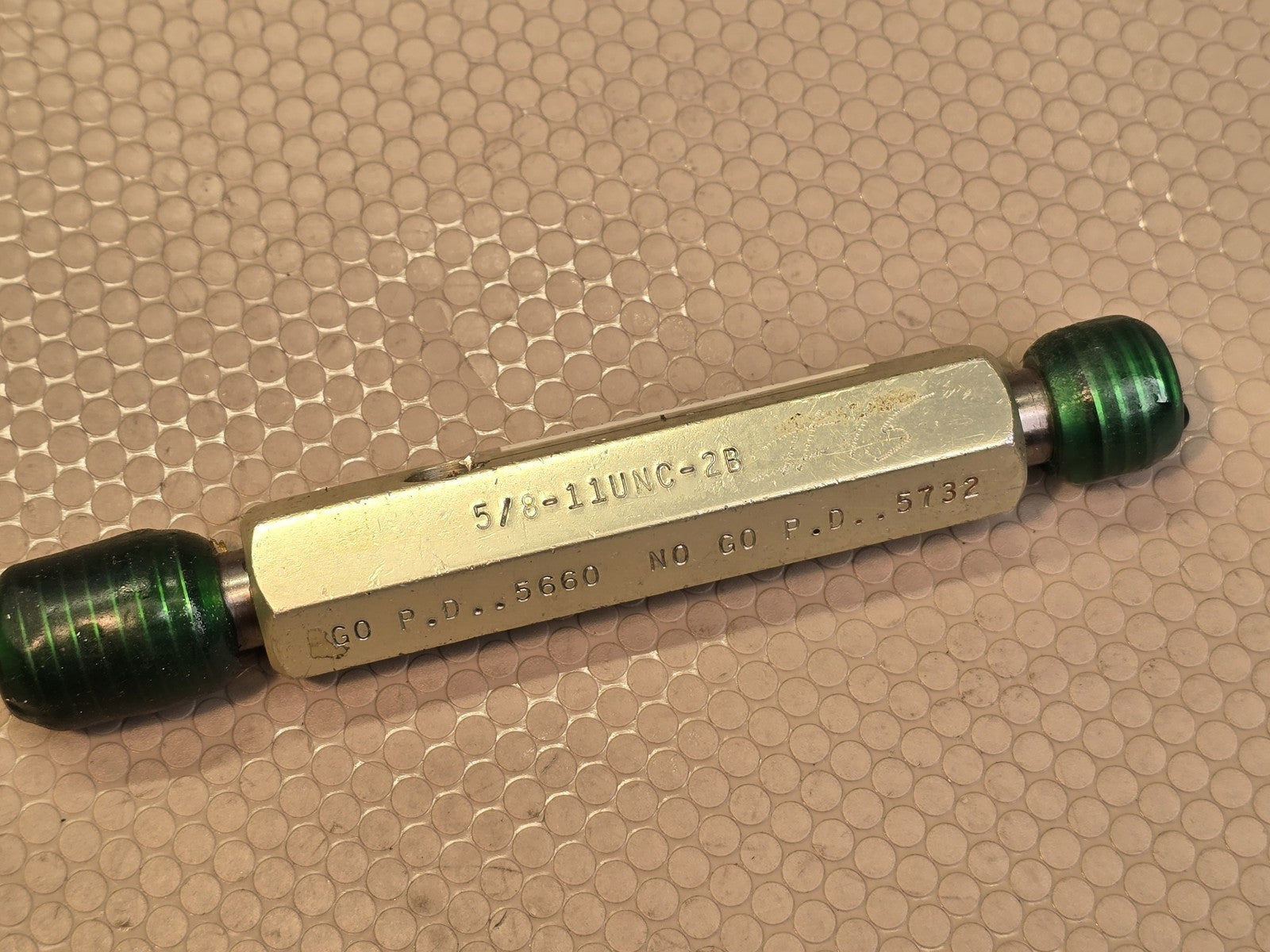 Southwestern Gage 5/8-11UNC-2B Thread Plug Gage GO .5660 NO GO .5732