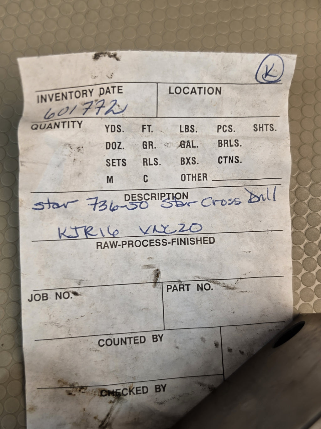 STAR 736-50-00 Cross Drill Live Tool Holder CNC Swiss Lathe Collet KJR16