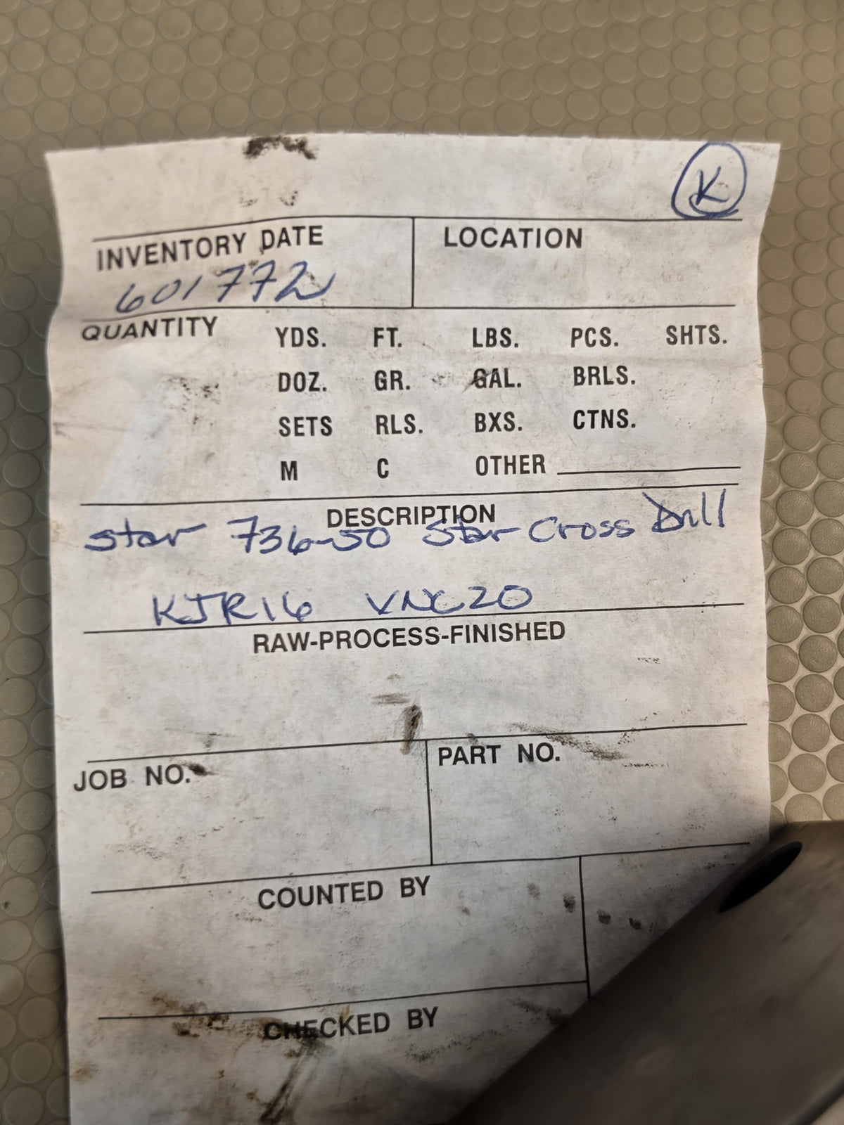 STAR 736-50-00 Cross Drill Live Tool Holder CNC Swiss Lathe Collet KJR16