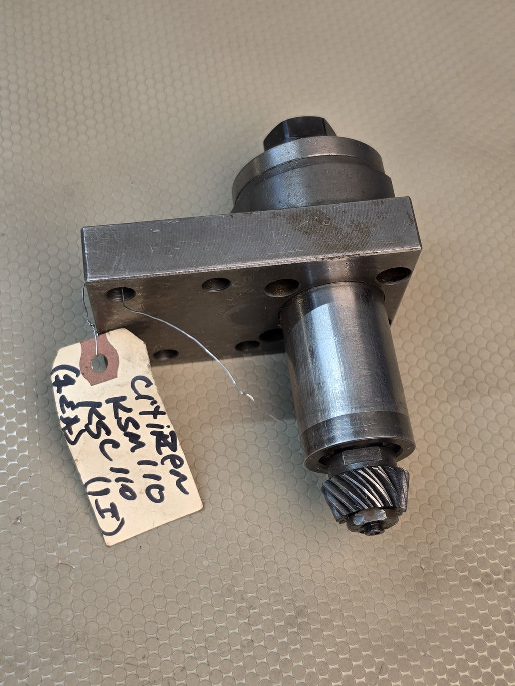 Citizen Cincom Cnc Swiss KSM 110 KSC110 Live Tool Holder Cross Drill