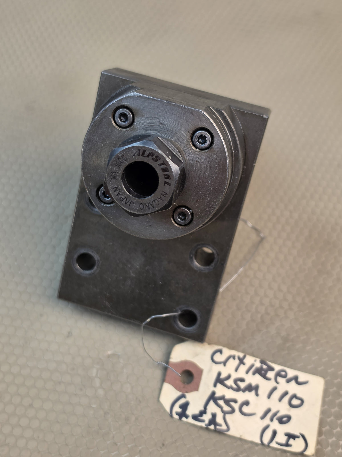 Citizen Cincom Cnc Swiss KSM 110 KSC110 Live Tool Holder Cross Drill