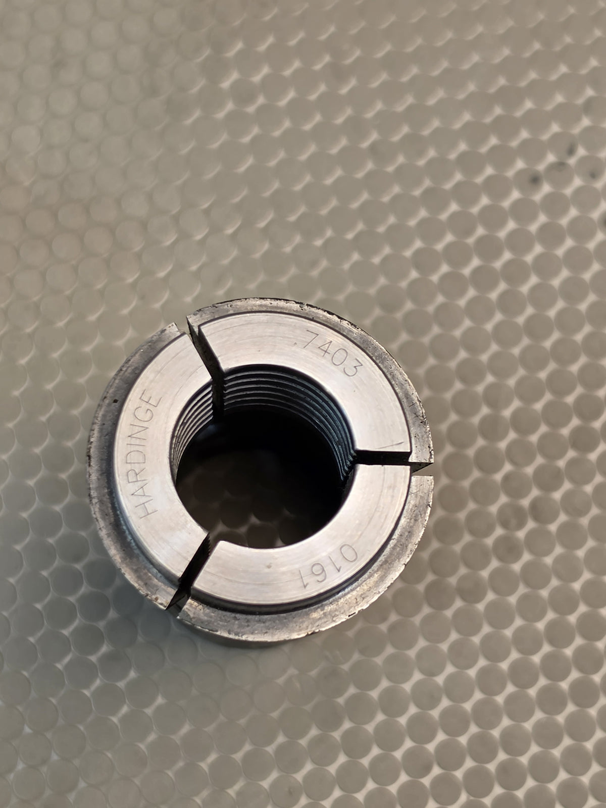Hardinge 0161 Master Feed Finger .7403 Bore Lathe Screw Machine Collet