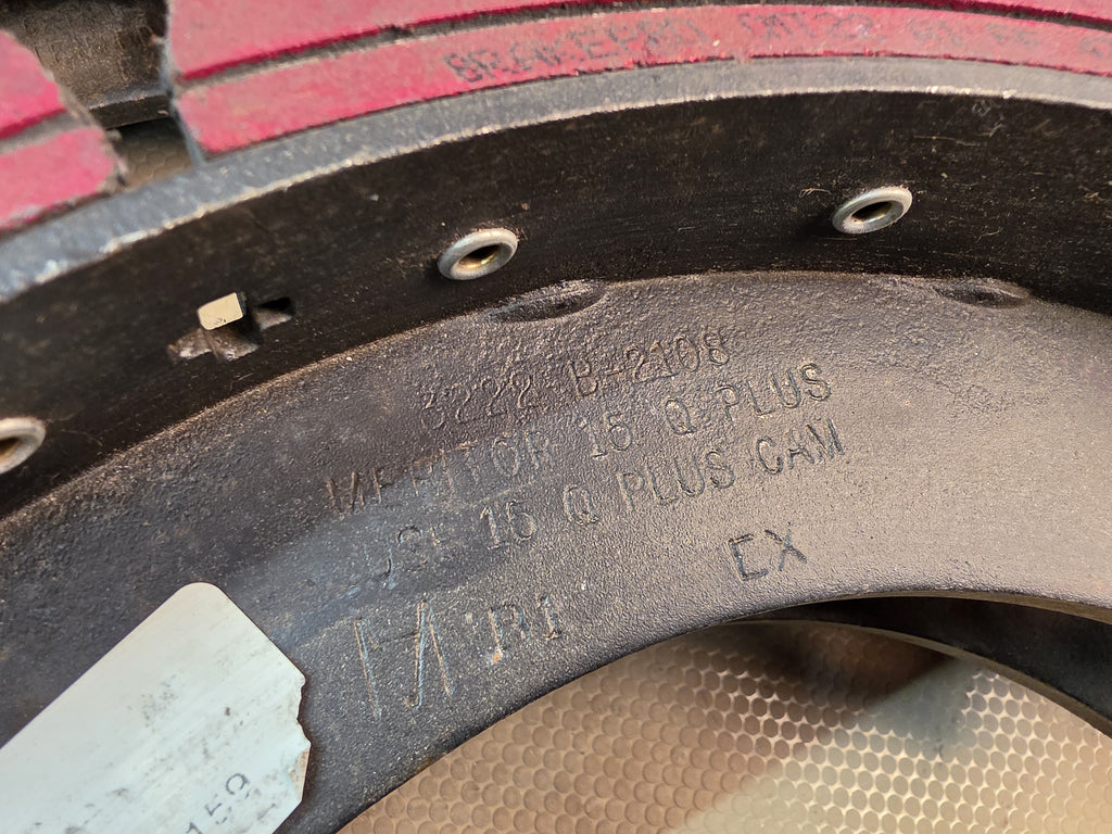 Meritor CM22-4703Q 3222-B-2108 15x5 Q Plus Cam Brake Shoes Pair