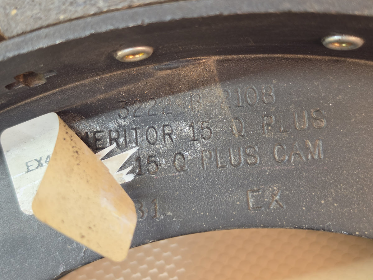 Meritor EX4703Q 3222-B-2108 15x5 Q Plus Cam Brake Shoe Pair