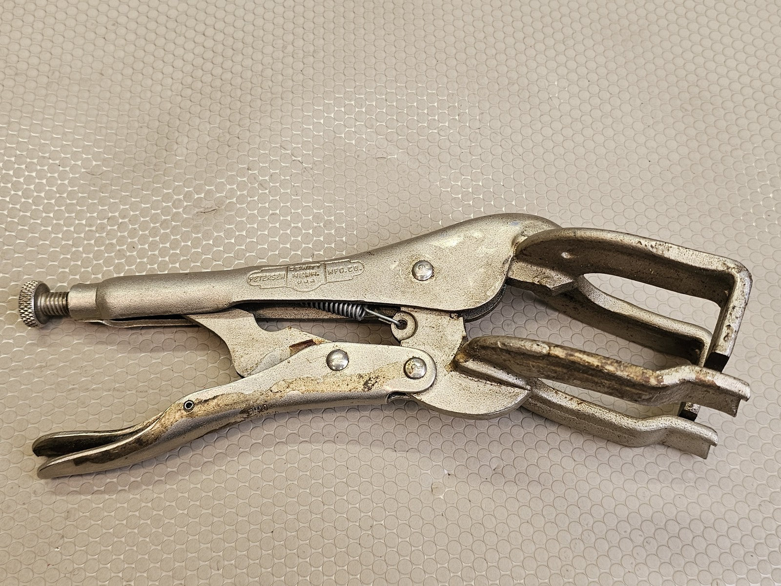 PETERSON USA VISE-GRIP 9R Locking C-Clamp Pliers Wide Jaw