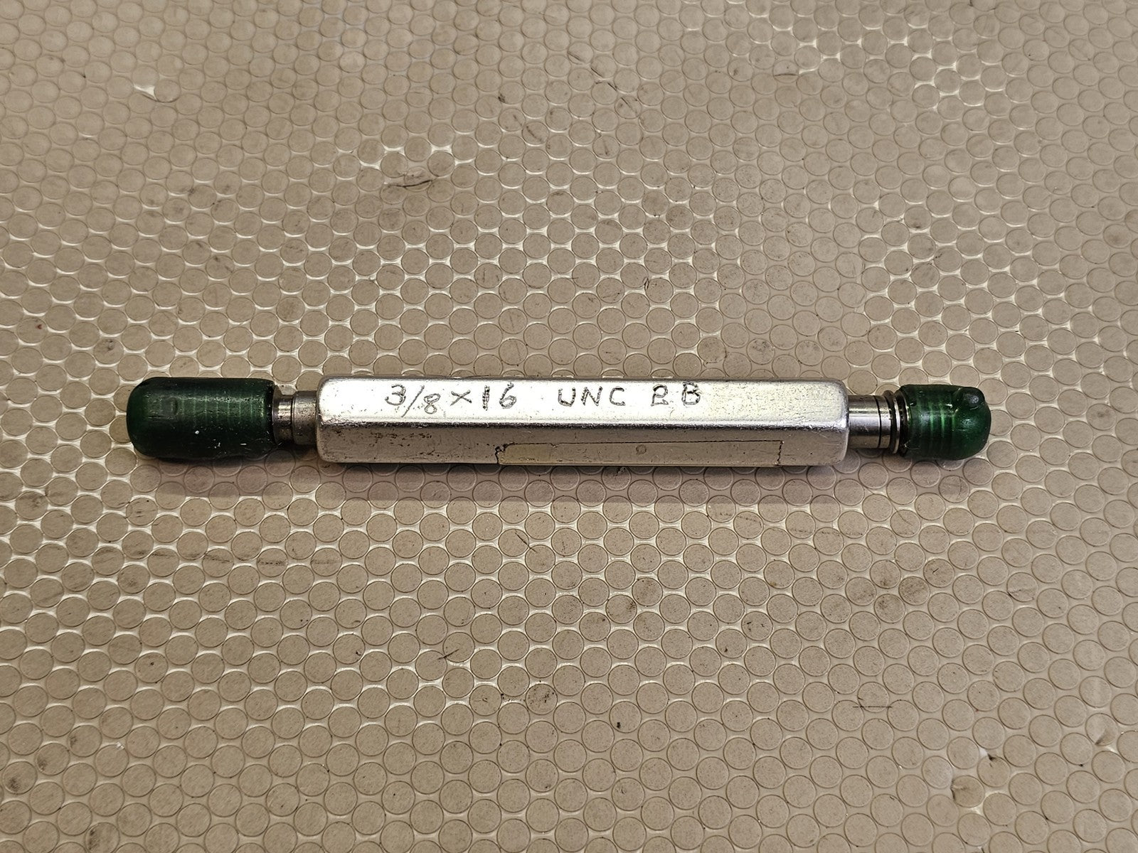 3/8-16 UNC 2B Thread Plug Gauge Go/No-Go 1279-T