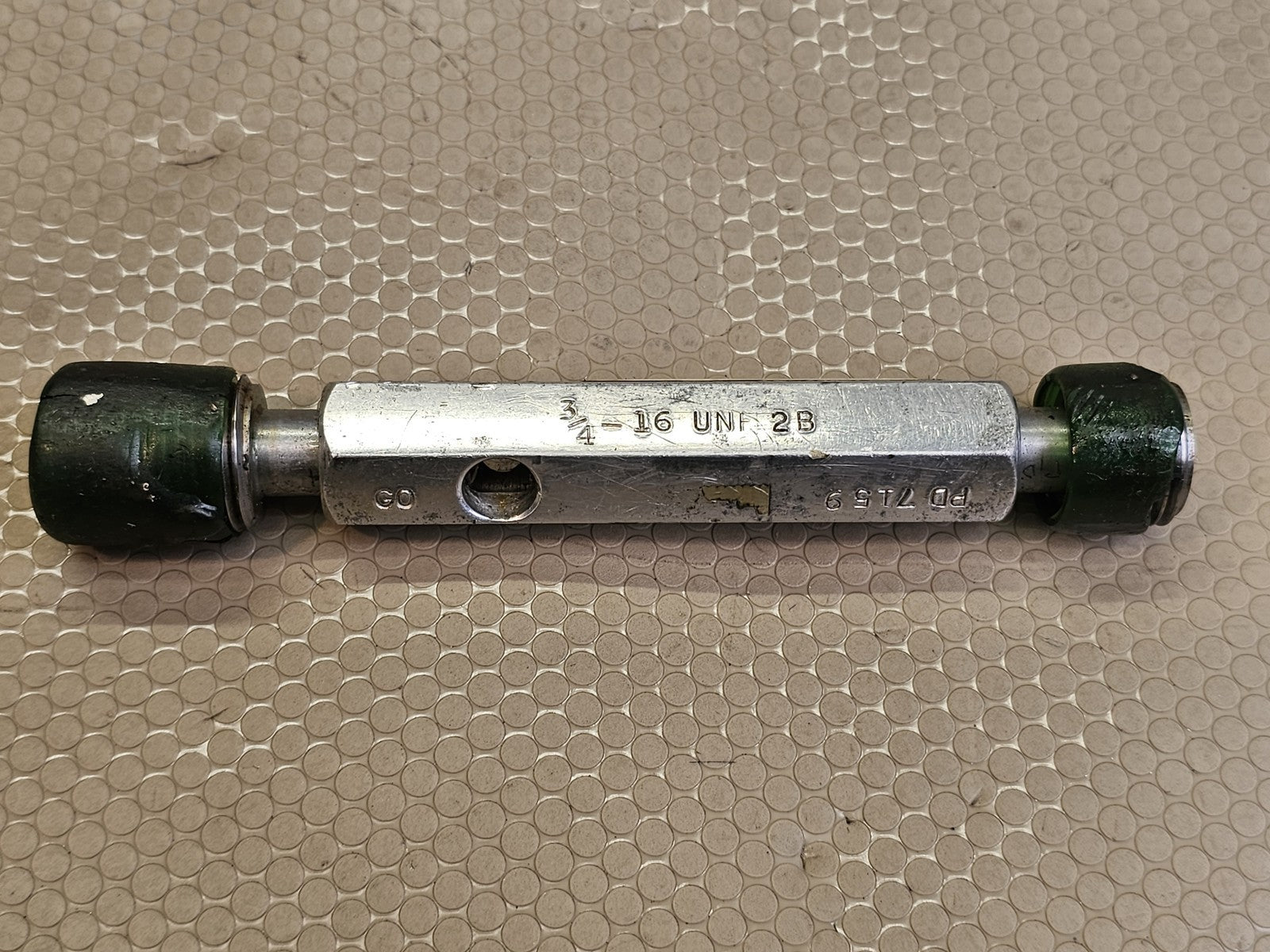 VERMONT 3/4-16 UNF 2B GO NO GO Thread Plug Gauge PD 7094 PD 7159