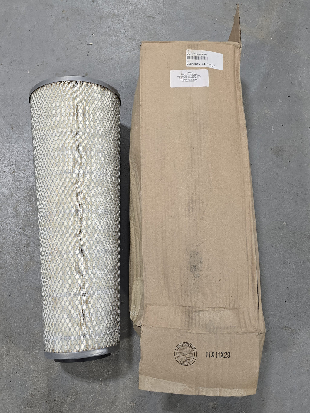 INTERNATIONAL FILTER MFG. 82-17700-000 Air Filter Element New 2610