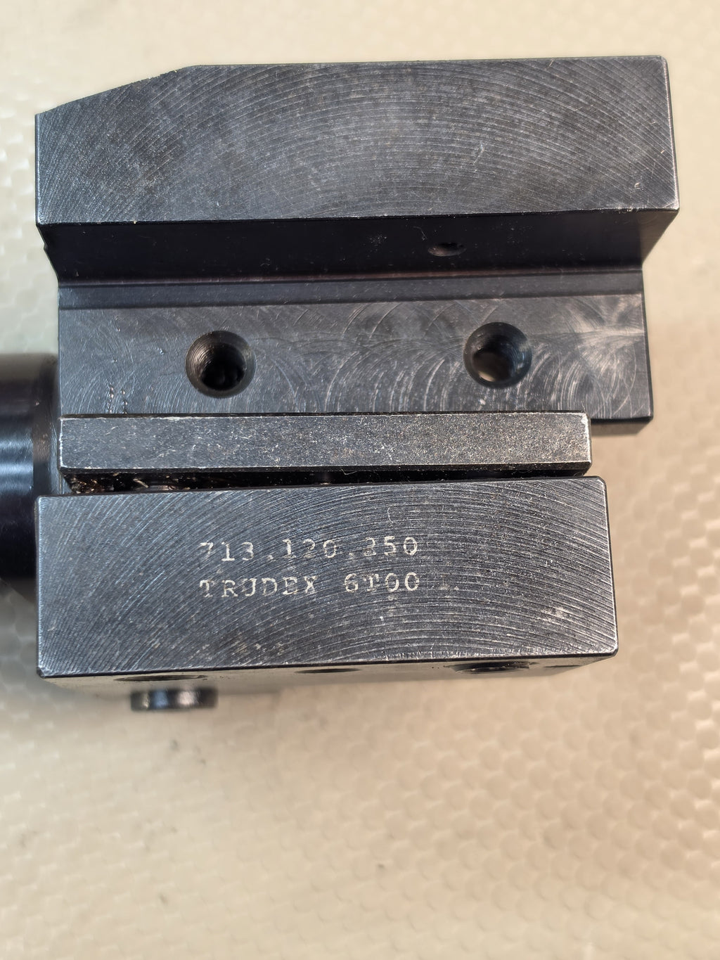 Trudex 713.120.250 VDI 40 Turret Tool holder 1" Right hand Tool 32.4025 Facing Tool