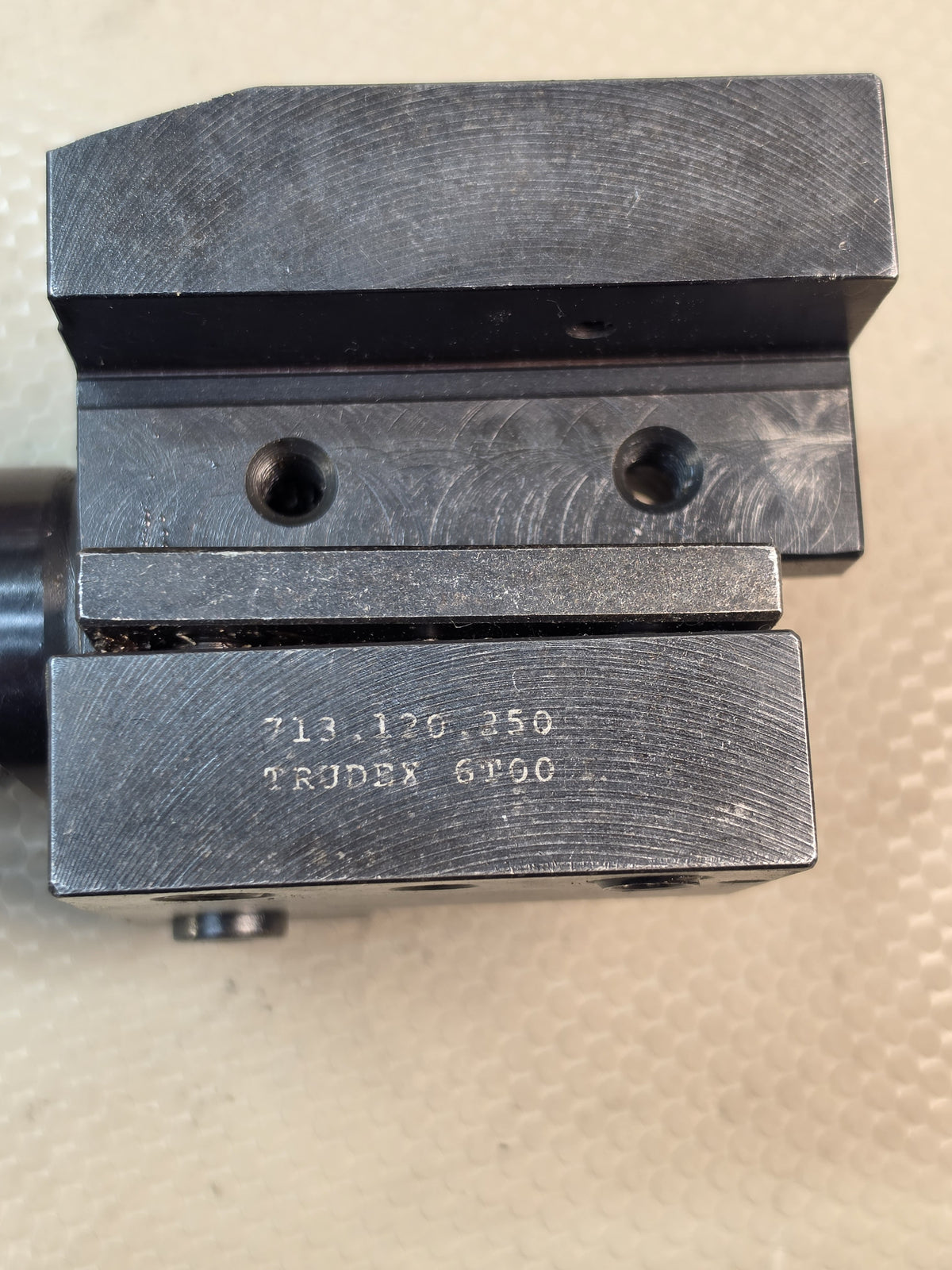 Trudex 713.120.250 VDI 40 Turret Tool holder 1" Right hand Tool 32.4025 Facing Tool
