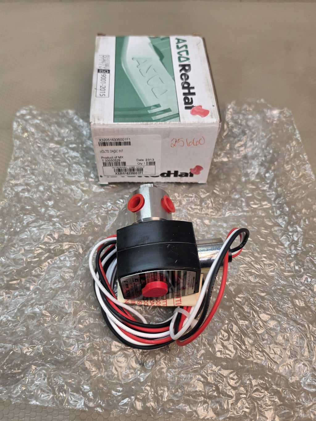 ASCO Red-Hat EF8003G10 X320516335001F1 Solenoid Valve 24VDC - NEW