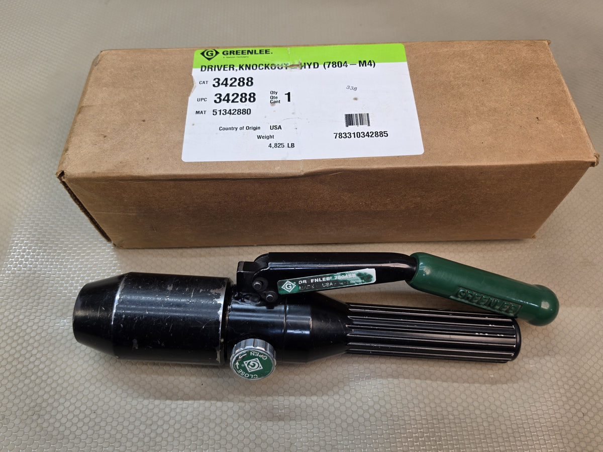 Greenlee 34288 7804-M4 7804SB Quick Draw Hydraulic Knockout Driver