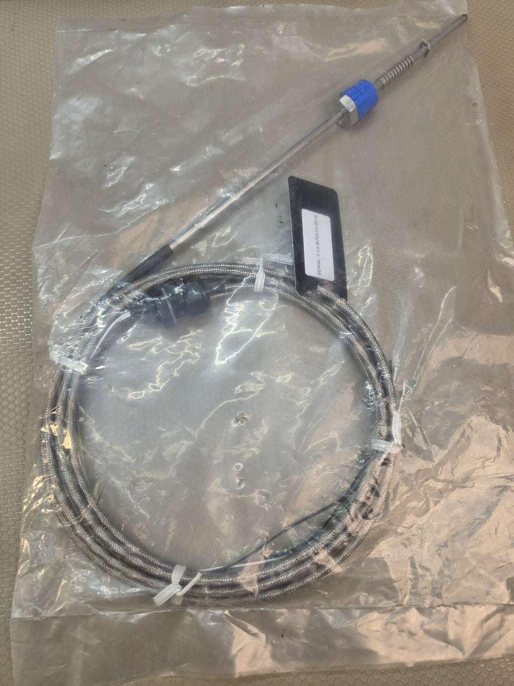 ABB Totalflow 2011905-026 3141B 10' SS Braided RTD Probe 1/2" NPT - NEW