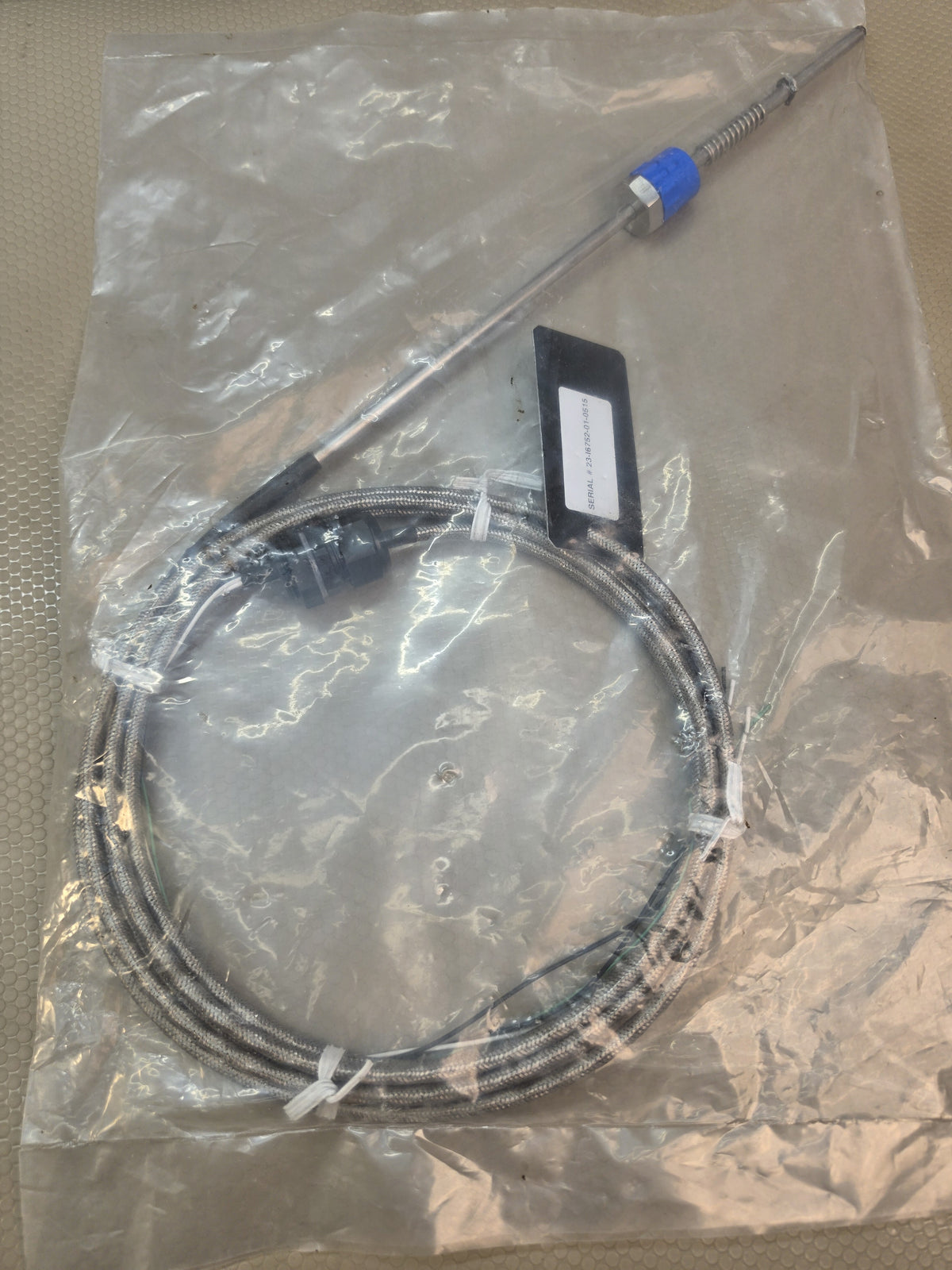 ABB Totalflow 2011905-026 3141B 10' SS Braided RTD Probe 1/2" NPT - NEW