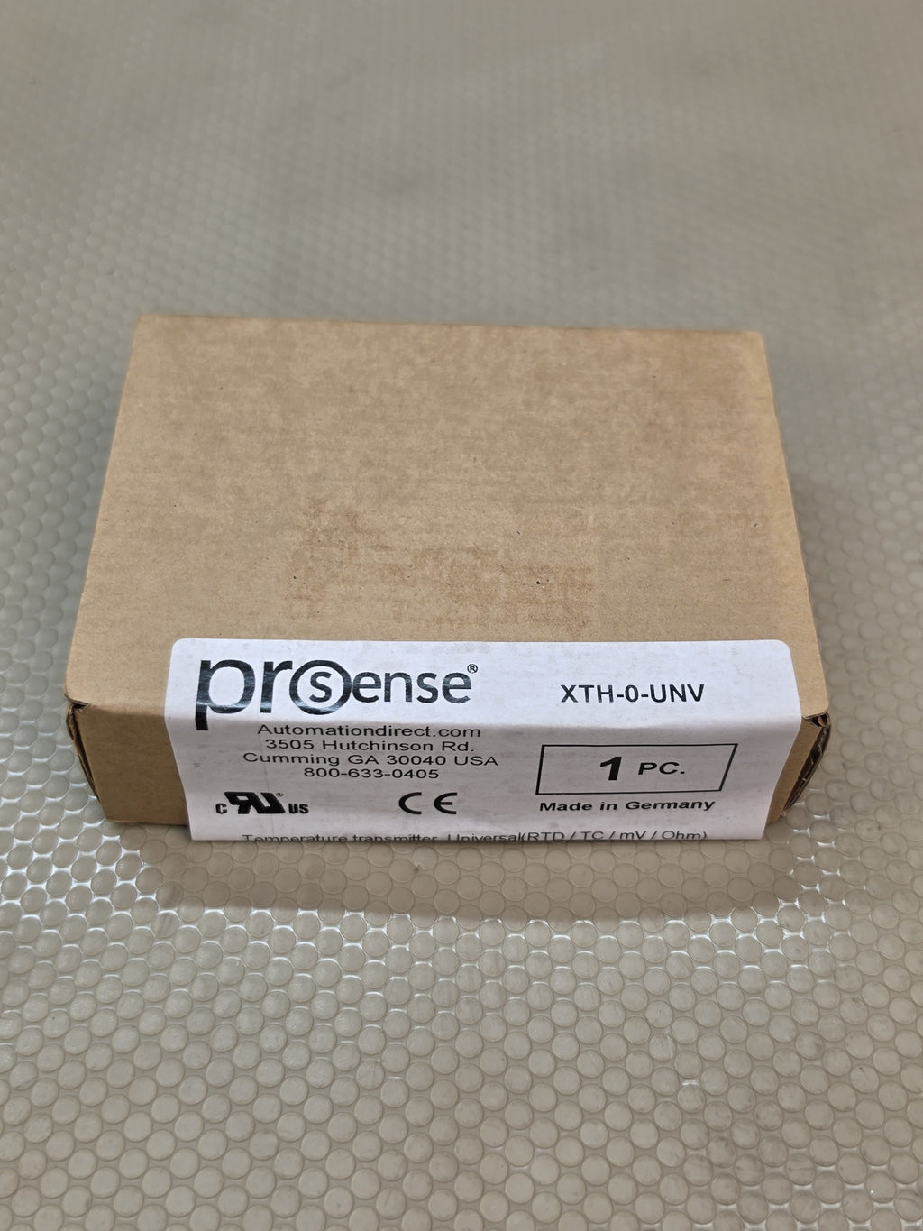 ProSense XTH-0-UNV Programmable Temperature Transmitter 4-20mA RTD TC - NEW