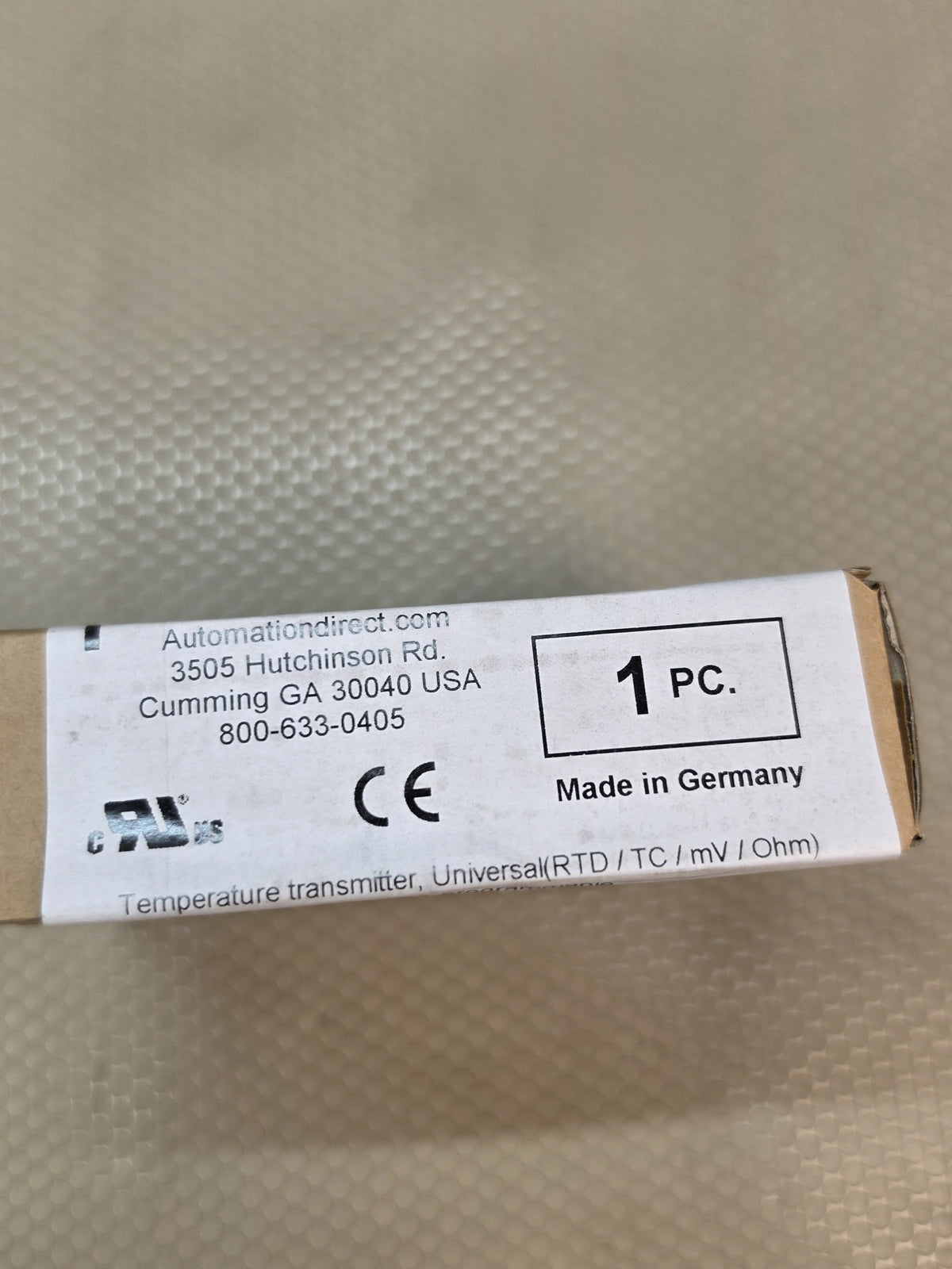 ProSense XTH-0-UNV Programmable Temperature Transmitter 4-20mA RTD TC - NEW