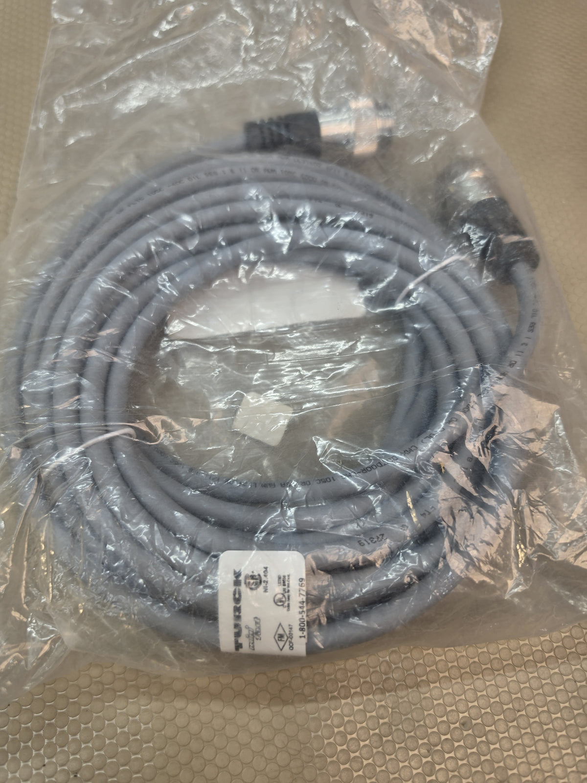 Turck P-RSV RKV 52-972-7M 7/8 Minifast 5 Pin Double Ended Cordset 7M UX01375 NEW