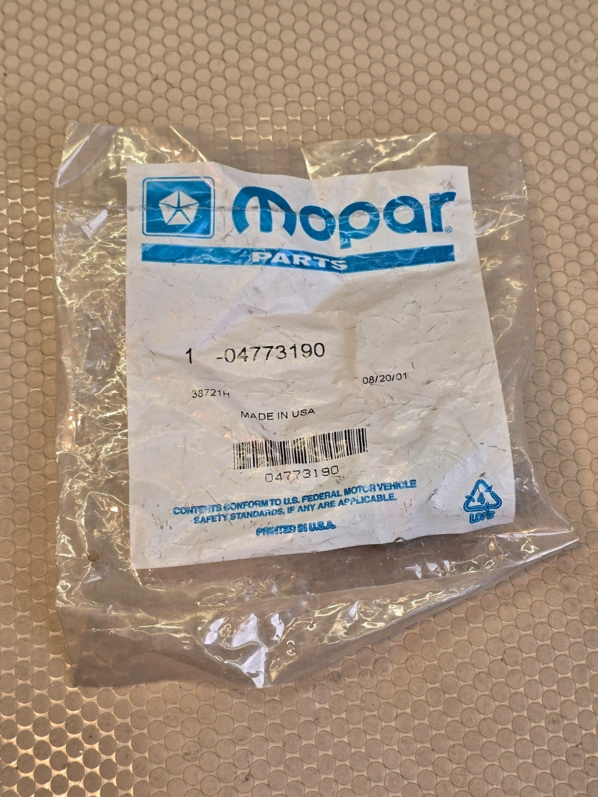 Mopar 04773190 HVAC AC High Pressure Cut Off Switch NOS OEM